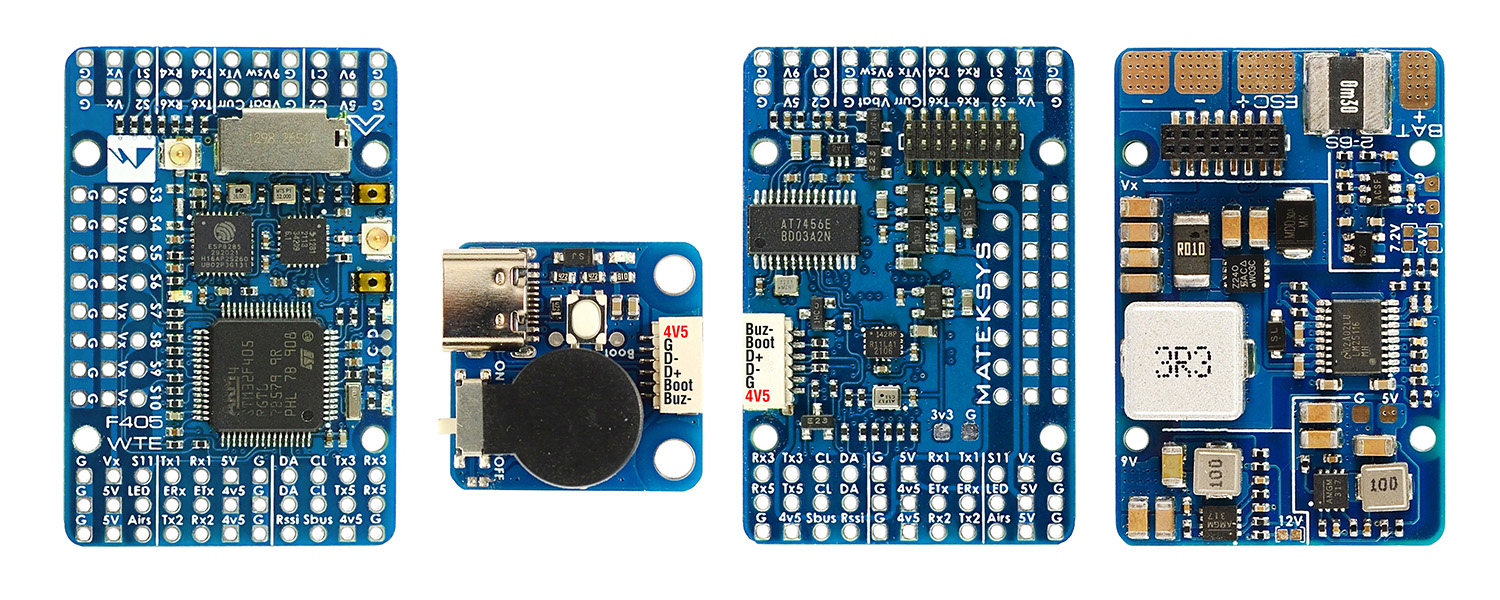 Controlador de vôo Matek Matek - Mateksys Flight Controller F405 Wte avaliação e preço