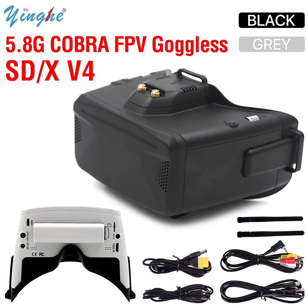 Óculos FPV SKYZONE Cobra SD/X  - Skyzone Cobra X V2 Fpv Goggles avaliação e preço