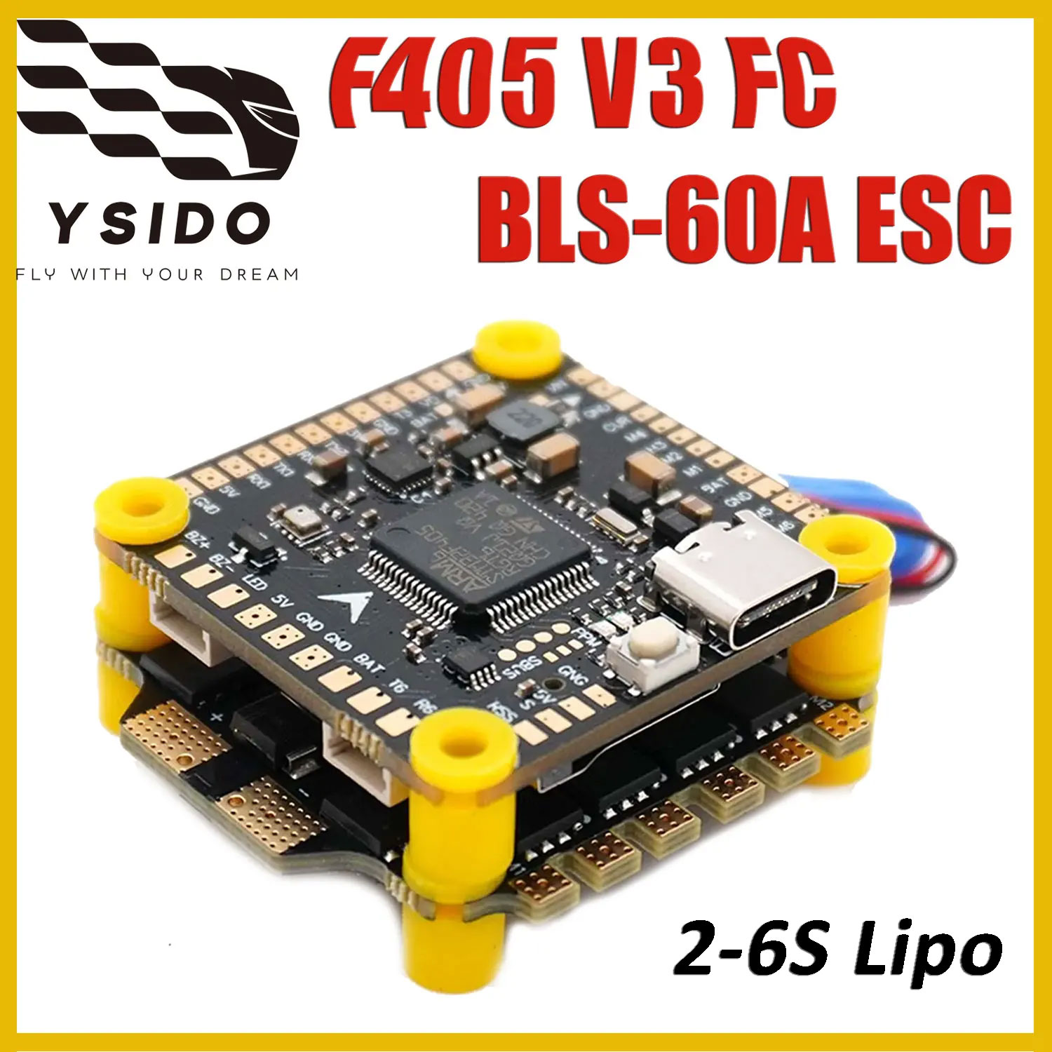 Ysido f405 v3 controle de vôo  - Mateksys Flight Controller F405 Wte avaliação e preço